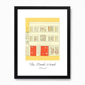 Beirut The Book Nook Pastel Colours 2 Poster Art Print