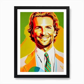 Bradley Cooper Colourful Pop Movies Art Movies Art Print