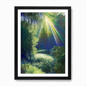 Wellington Botanic Garden, New Zealand Classic Painting Art Print