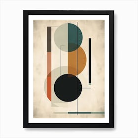 Boho Geometric Minimalism 7 Art Print