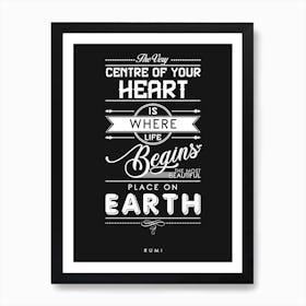 The Most Beautiful Place On Earth Art Print