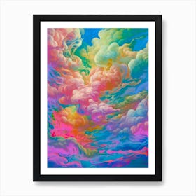 Celestial Clouds Art Print