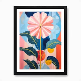 Everlasting Flower 3 Hilma Af Klint Inspired Pastel Flower Painting Art Print