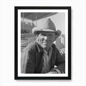 El Centro (Vicinity), California, Cattleman At The Imperial County Fair By Russell Lee Art Print