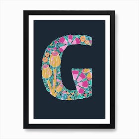 Letter G Art Print