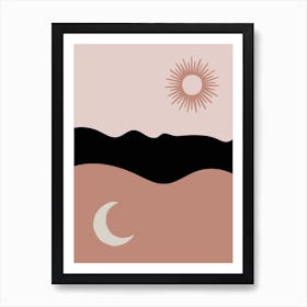 The Sun, The Moon, The Air Art Print