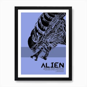 Alien artwork Art Print