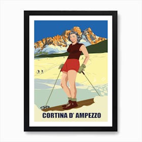 Cortina D Ampezzo, Italy Poster