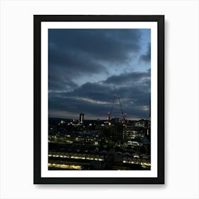 London Skyline At Dusk Art Print