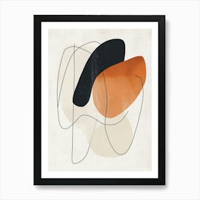 Abstract Shapes Canvas Print Art Print