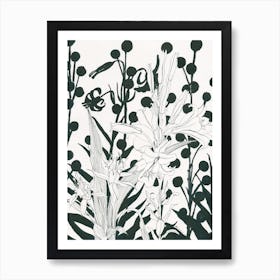 Floral Vintage Art Print