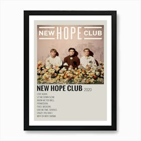 New Hope Club 2020 Poster Decor Art Print