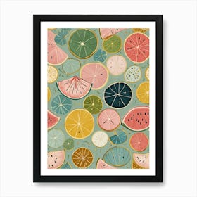 Watermelon Whimsy Art Print