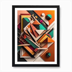 Abstract Geometric Art Art Print