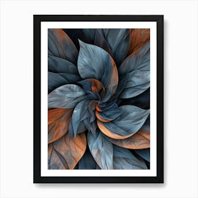 Abstract Flower 26 Art Print