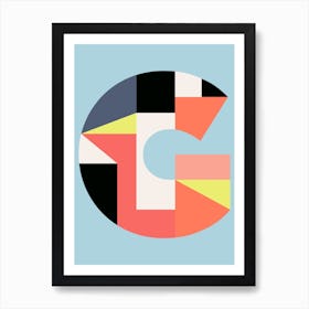 Letter G  Art Print