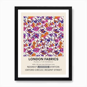 Poster Tulip Tide London Fabrics Floral Pattern 7 Art Print