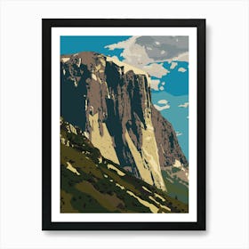 El Capitan in Yosemite Art Print