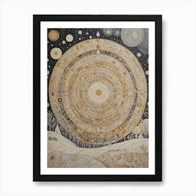 Snow Wheel Art Print