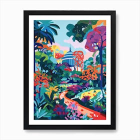 Gardens By The Bay, Singapore Painting 1 Art Print