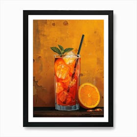 Tequila Cocktail 12 Art Print