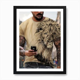 Lion th Art Print