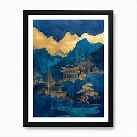 Chinese Temple Art Print