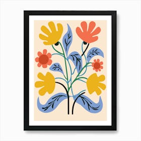 Flowers In A Vase 36 Art Print