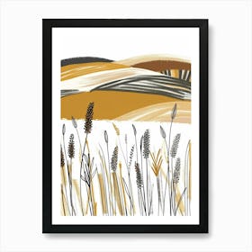 Field Of Wheat Art Print