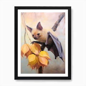 Flying Fox Bat Painting 3 Art Print