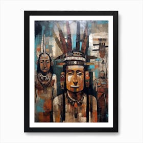 Indian Painting, Native american Art Print