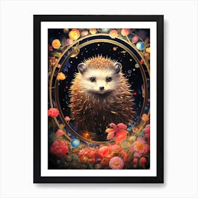 Hedgehog Art Print