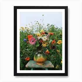 Bright And Beautiful Floral Art Print