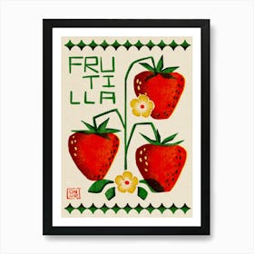 Frutilla Art Print