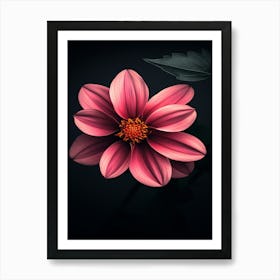 Dahlia Flower 7 Art Print