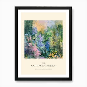 Cottage Garden Poster Wild Bloom 7 Art Print