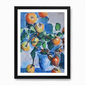 Persimmon 1 Classic Fruit Art Print