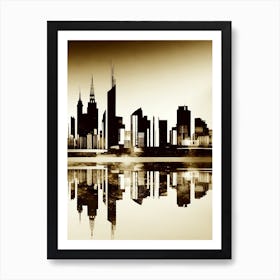 City Skyline 6 Art Print