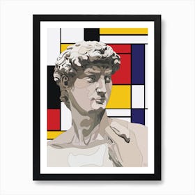 David Abstract Pop Art 1 Art Print