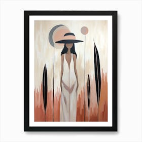 Sacred Reflections, Boho Art Style Art Print