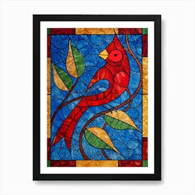 Cardinal Bird 1 Art Print