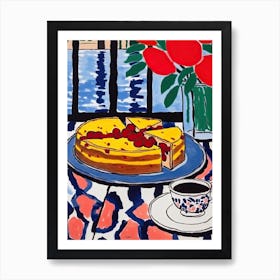 Japanese Cheesecake Painting 2 Art Print