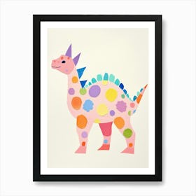 Nursery Dinosaur Art Styracosaurus 3 Art Print