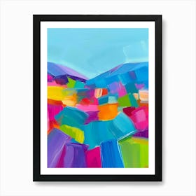 Colorful Landscape Art Print