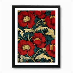 Red Poppy Wallpaper 1 Art Print