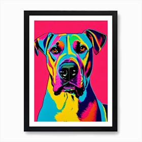 Great Dane Andy Warhol Style Dog Art Print
