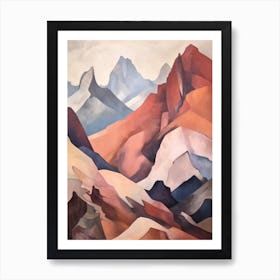 Mount Blackburn Usa 2 Mountain Painting Art Print