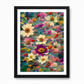 Whispers of Spring: Delicate Flower Art Print