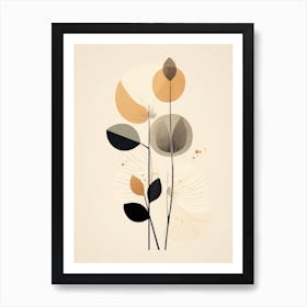 Abstract Flowers 7 Art Print