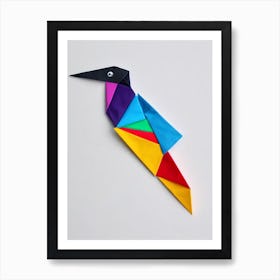 Bird Origami Bird Art Print